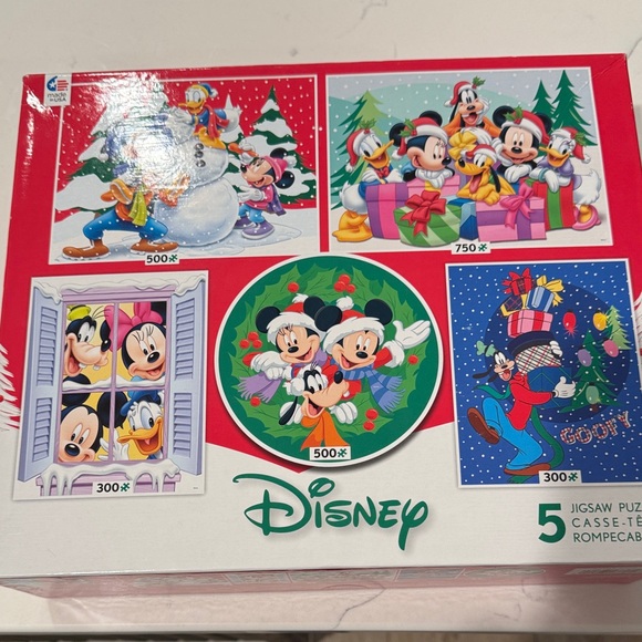 Disney Other - Disney Holiday Jigsaw Puzzle Collection
